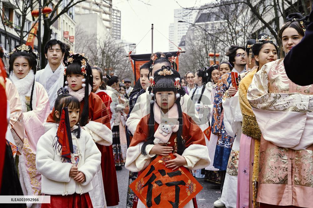 Chinese New Year Parade In Paris