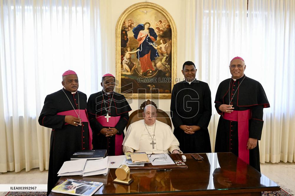 Pope Francis Receives Episcopal Conference Of Madagascar - Vatican