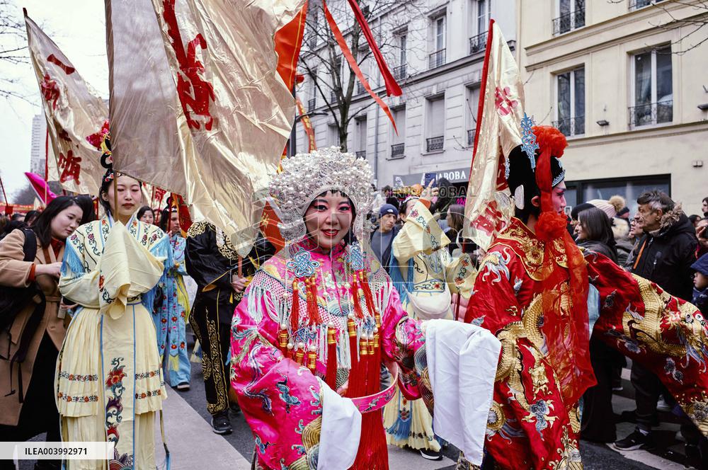 Chinese New Year Parade In Paris