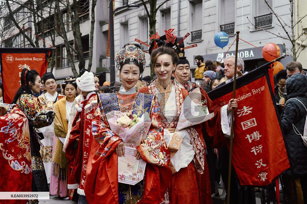 Chinese New Year Parade In Paris