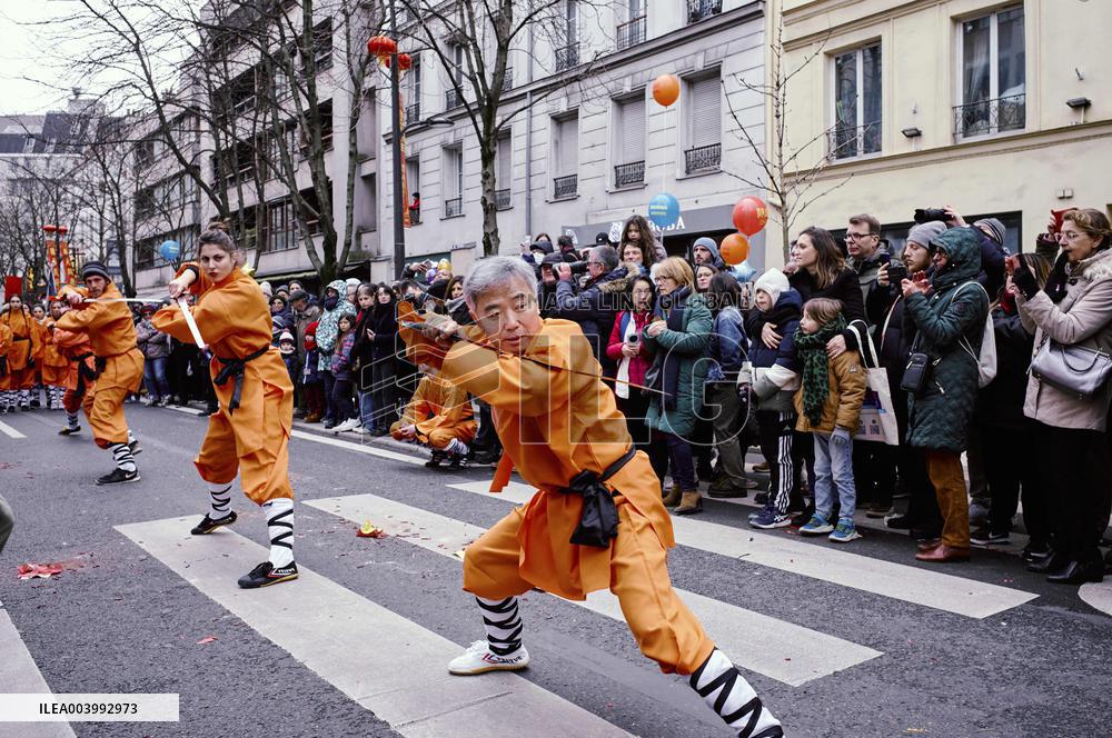 Chinese New Year Parade In Paris