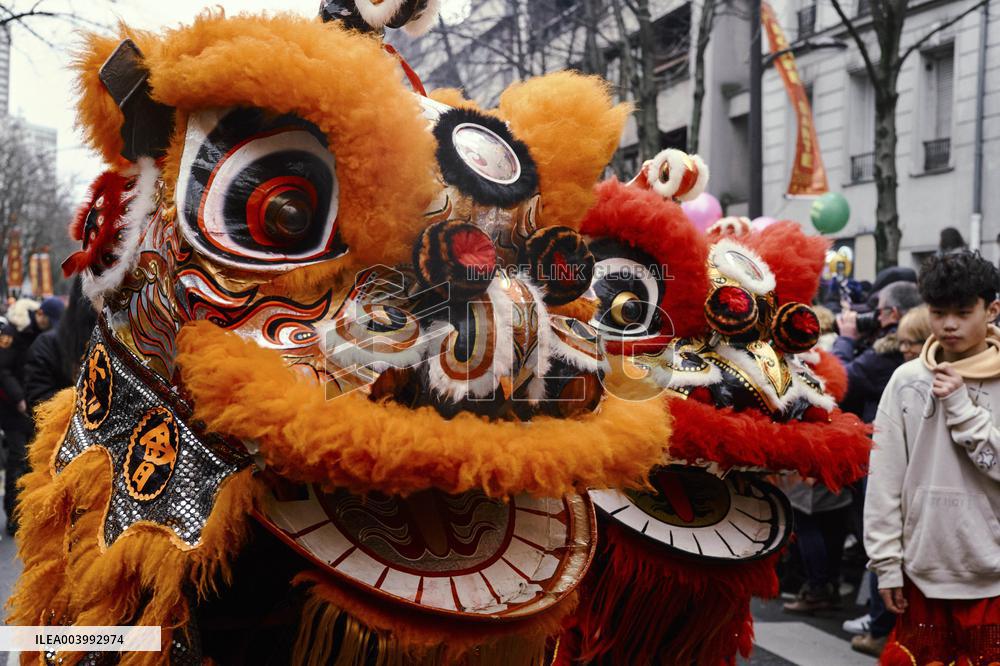 Chinese New Year Parade In Paris