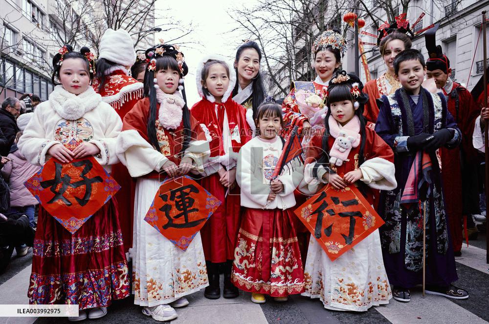 Chinese New Year Parade In Paris