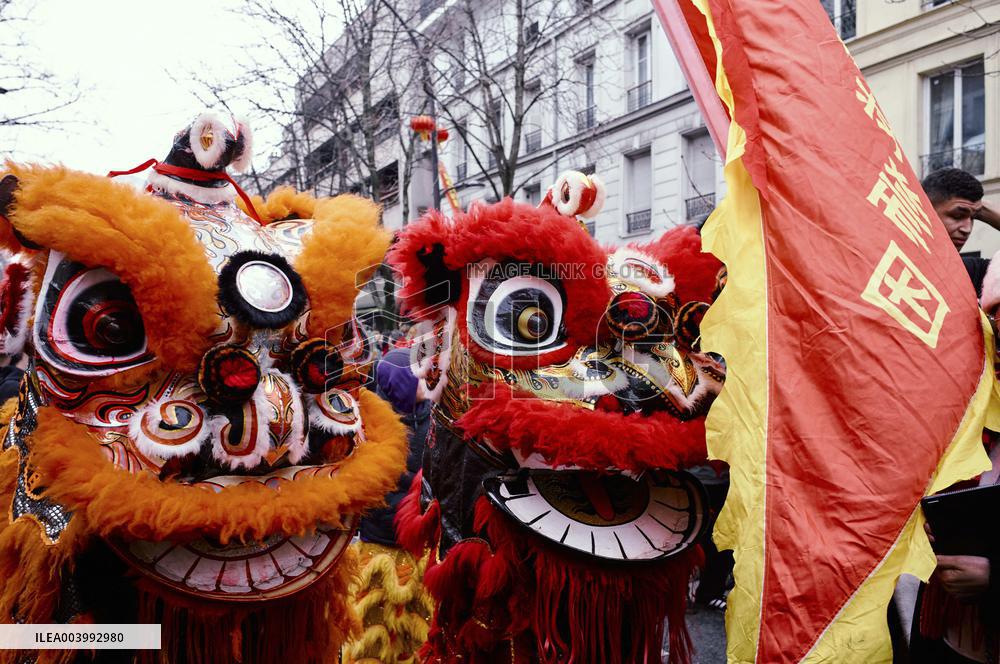 Chinese New Year Parade In Paris