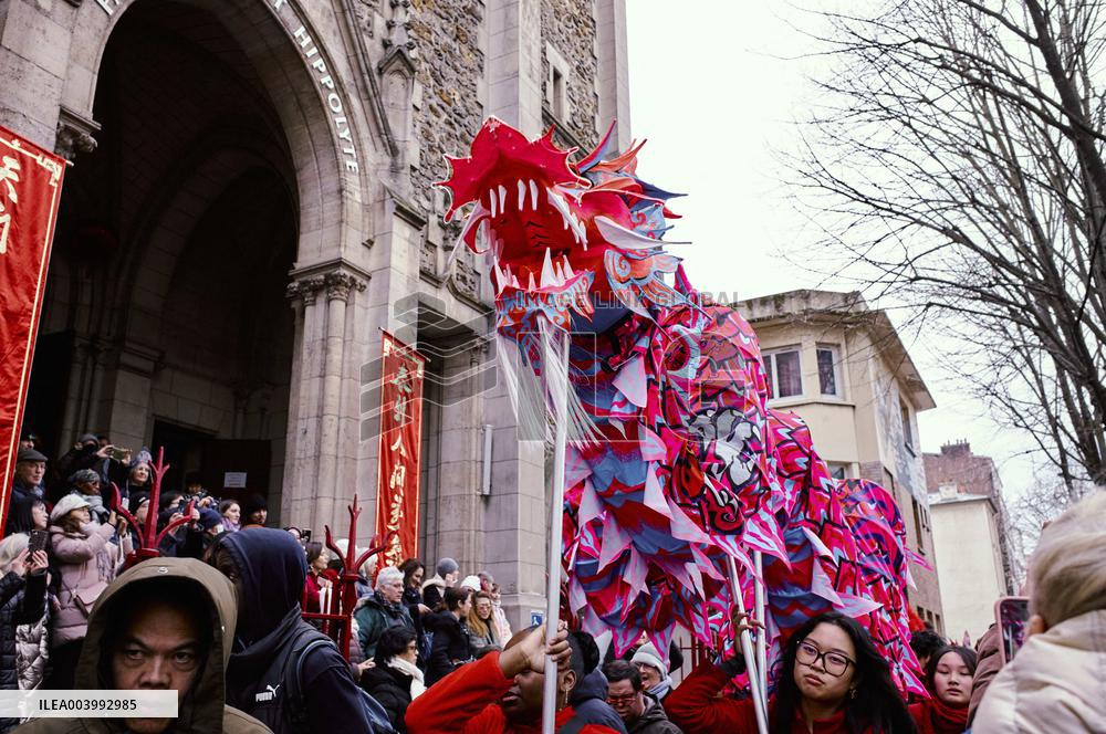 Chinese New Year Parade In Paris