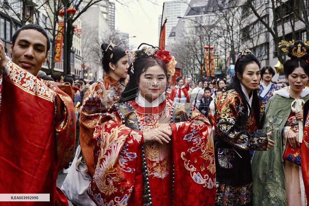 Chinese New Year Parade In Paris