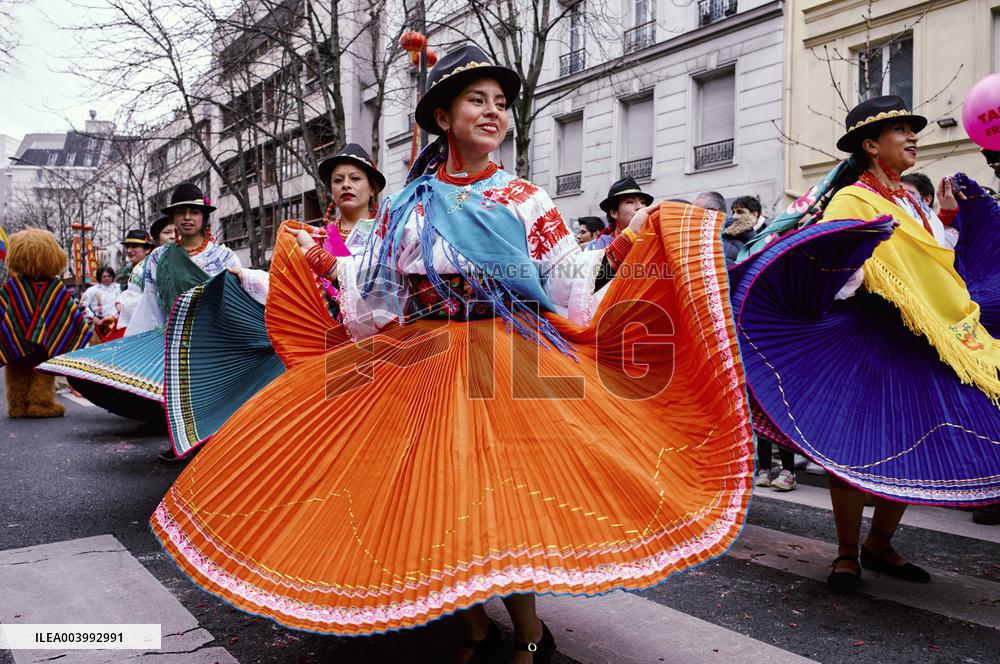 Chinese New Year Parade In Paris