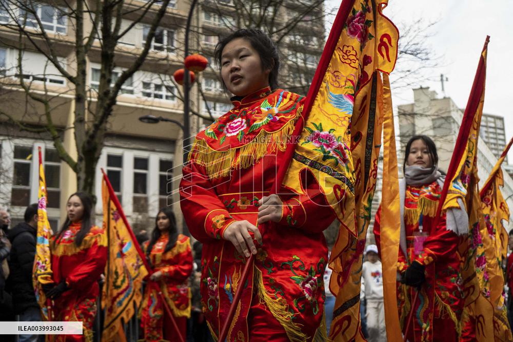 Chinese New Year Parade In Paris