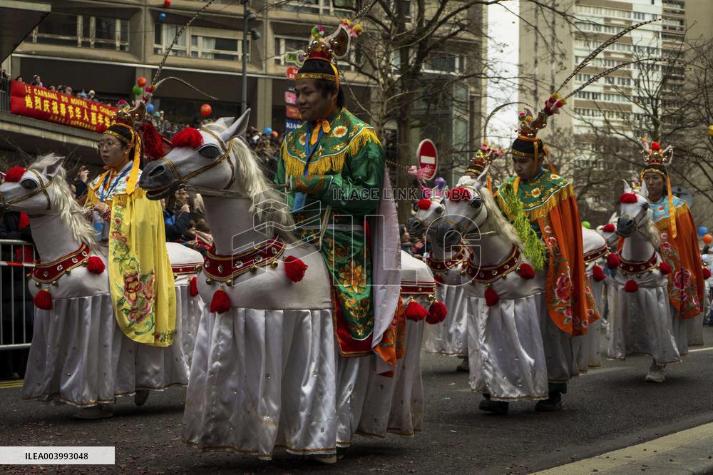 Chinese New Year Parade In Paris