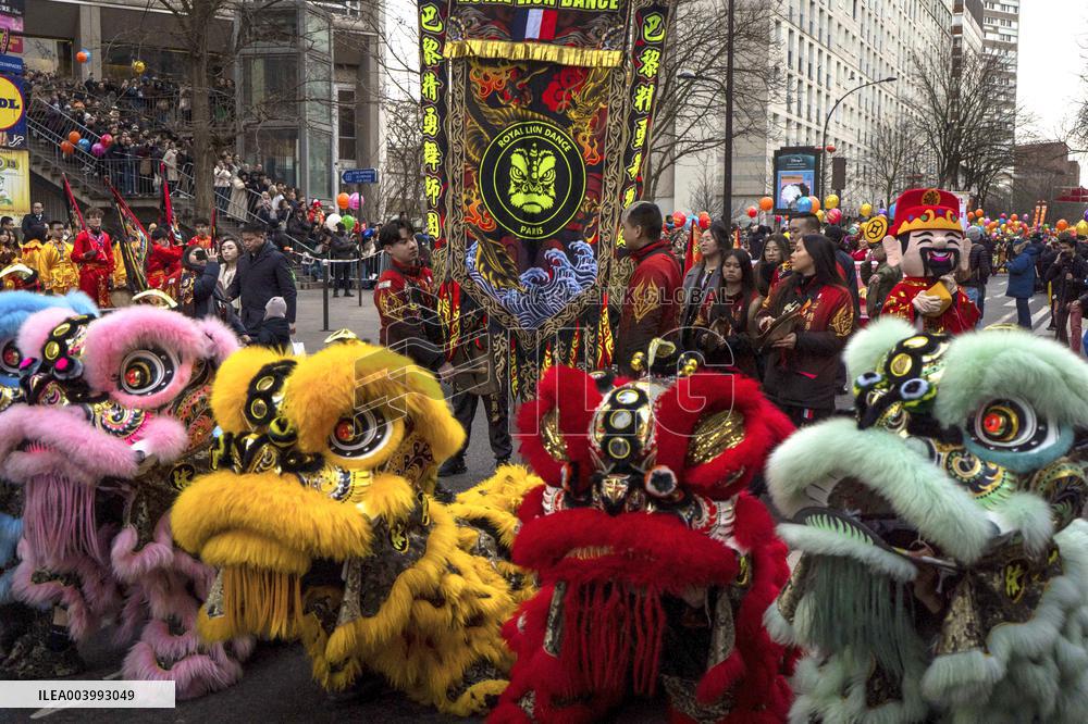 Chinese New Year Parade In Paris