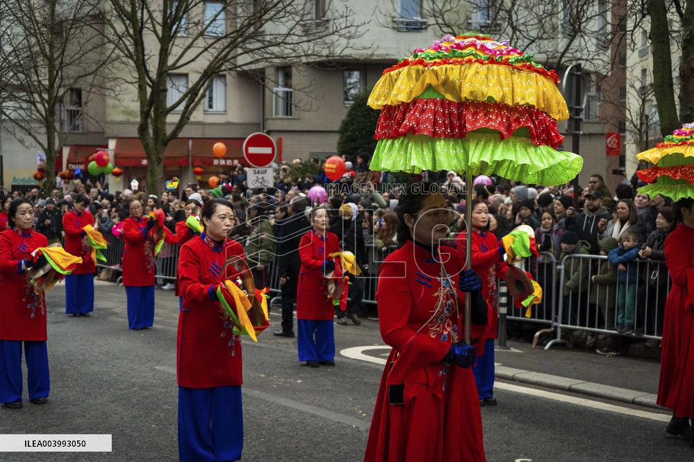 Chinese New Year Parade In Paris