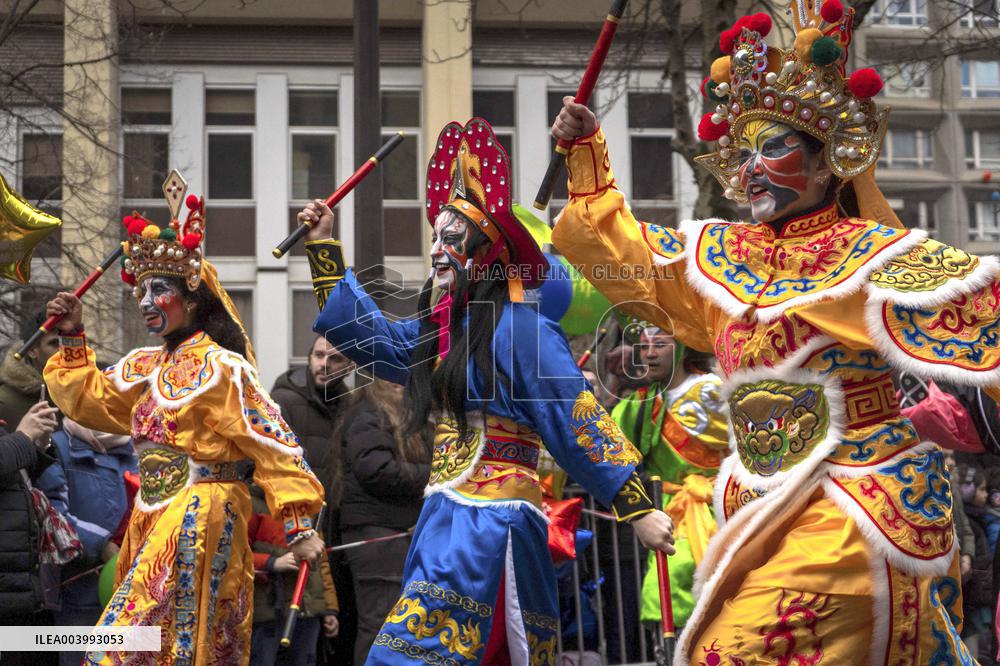 Chinese New Year Parade In Paris