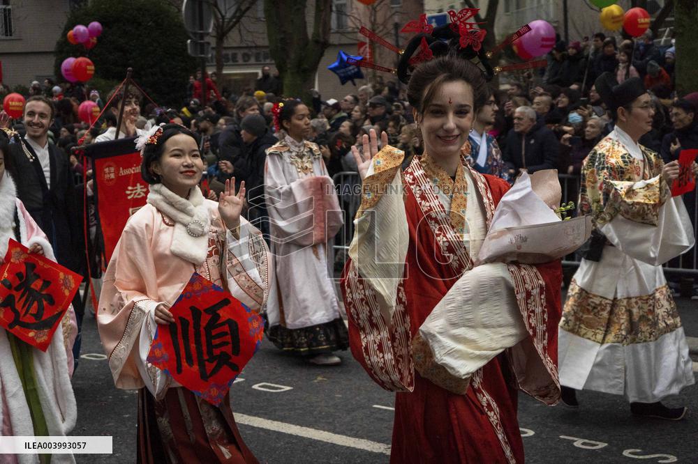 Chinese New Year Parade In Paris