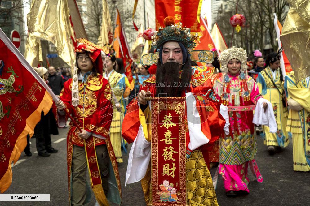 Chinese New Year Parade In Paris