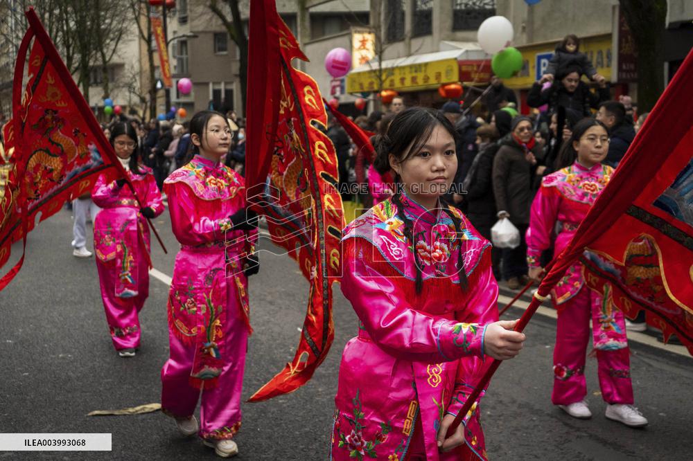 Chinese New Year Parade In Paris