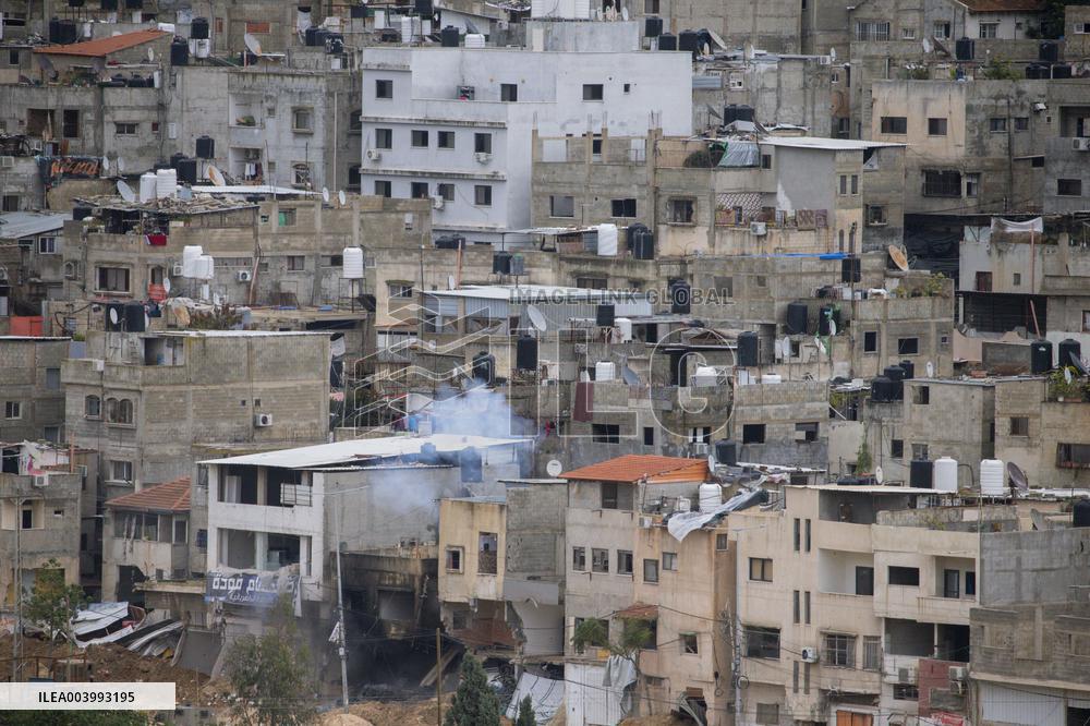 Israeli Forces Intensify Military Operations In Nur Shams Camp - West Bank