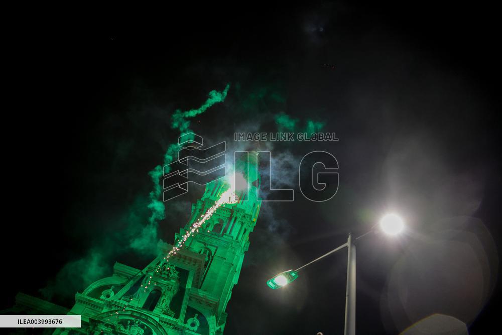 Philadelphia Eagles Fans Celebrate Super Bowl Win