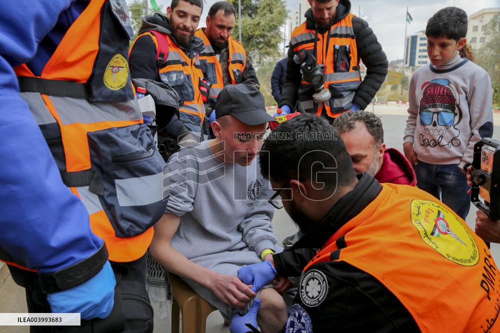 Released Palestinian Prisoners Arrive In Ramallah
