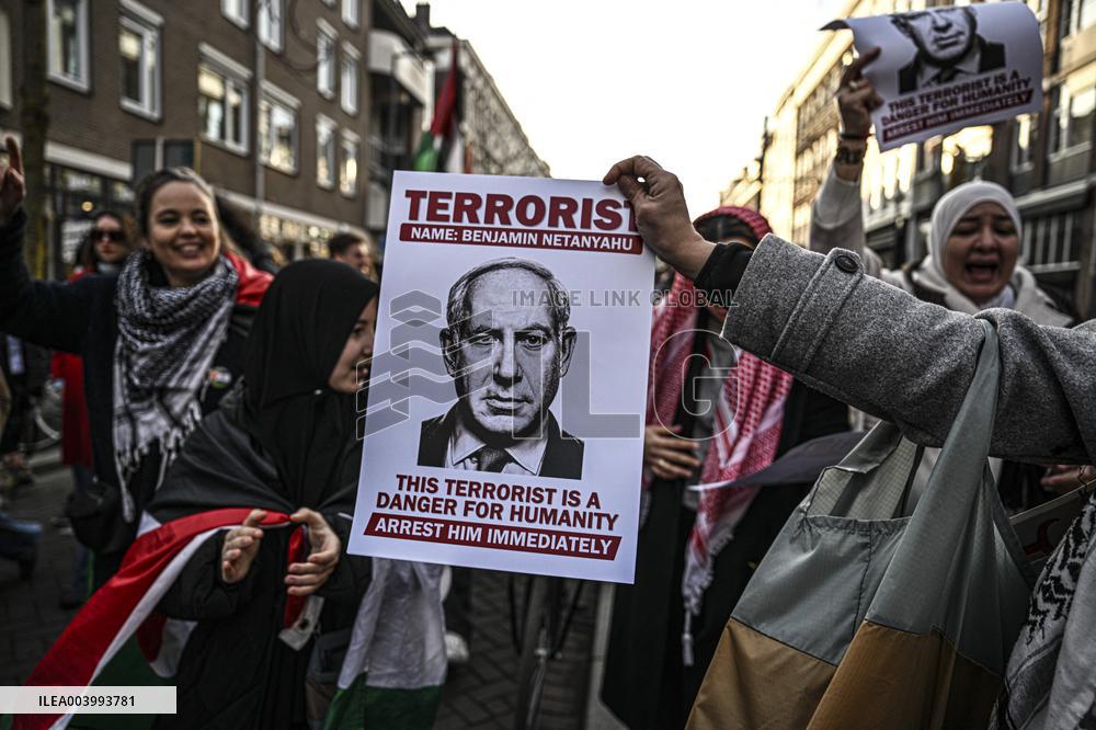 Protest Against Trump’s Proposal To Expel Palestinian And Take Over Gaza - Rotterdam