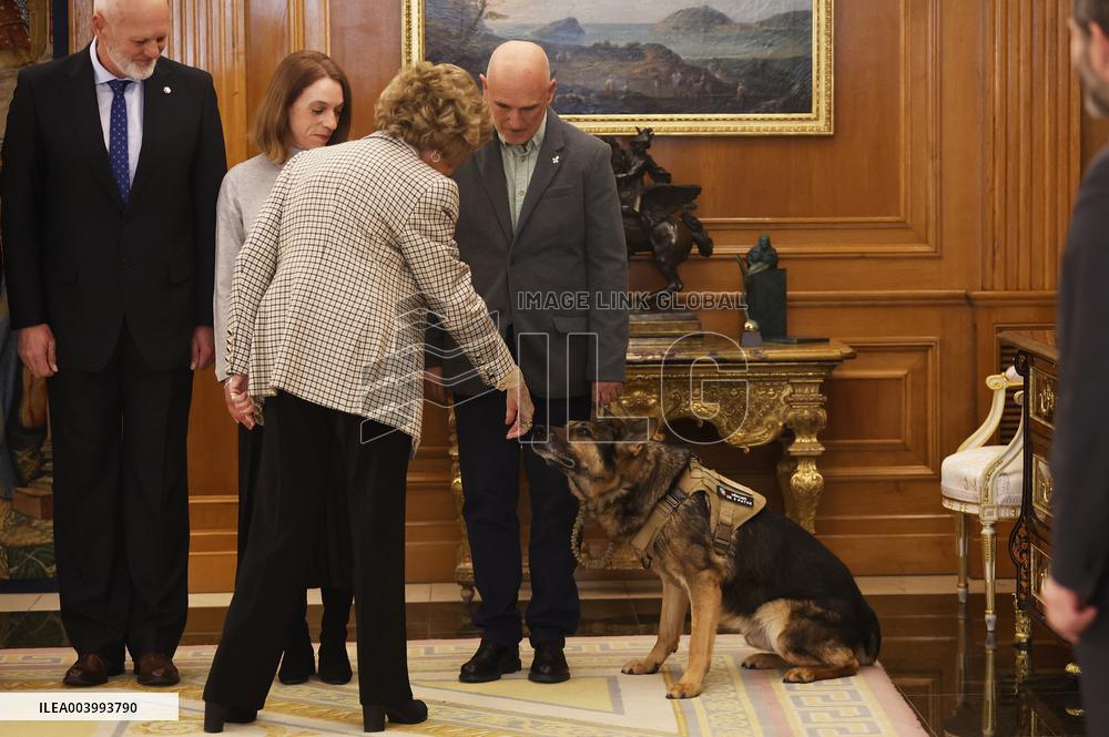 Queen Sofia Meets Héroes de 4 Patas Representatives - Madrid