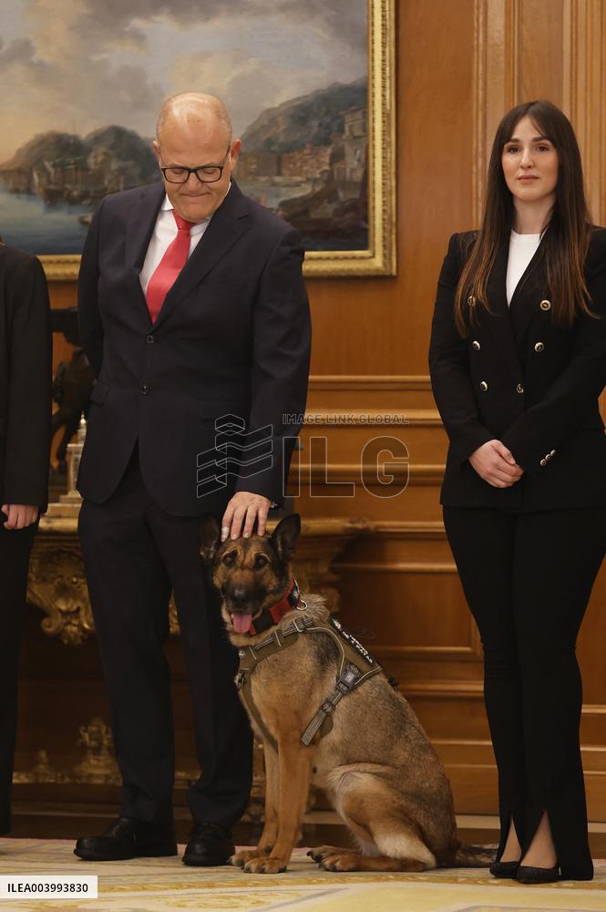 Queen Sofia Meets Héroes de 4 Patas Representatives - Madrid