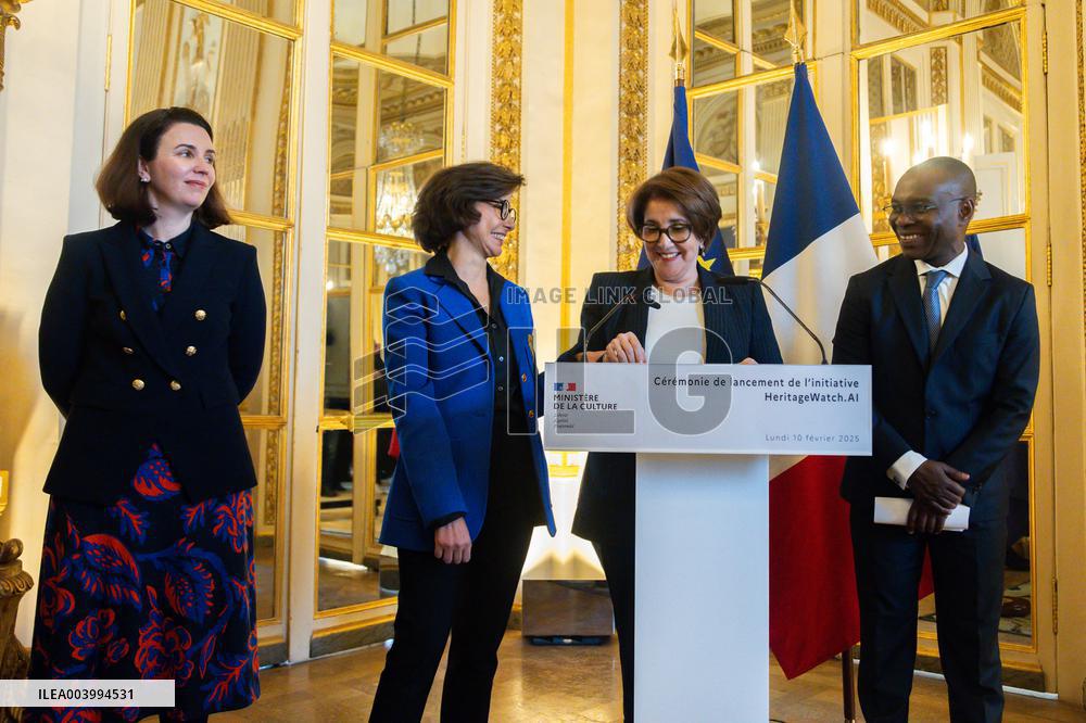 Launch Of The Heritage Watch A.I Initiative