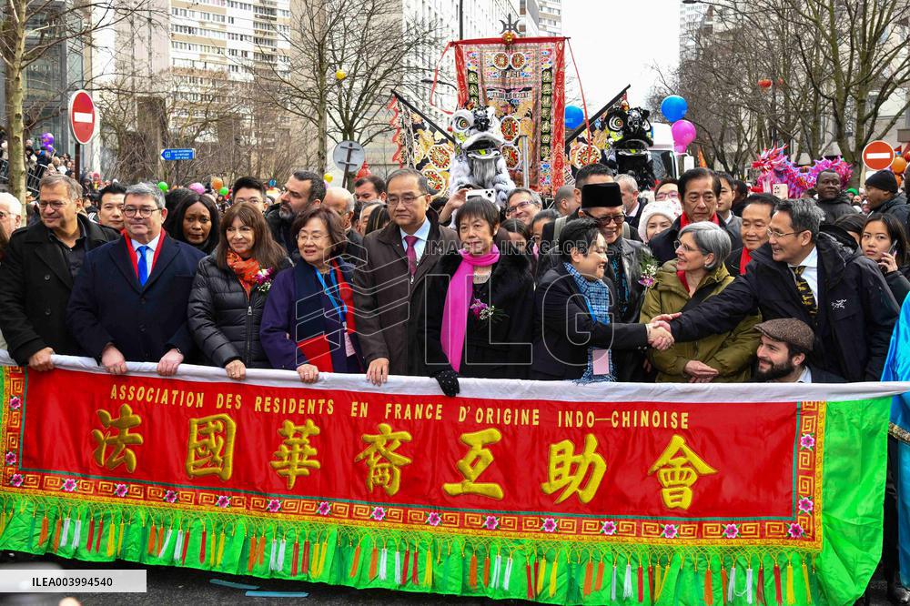 Chinese New Year Parade In Paris