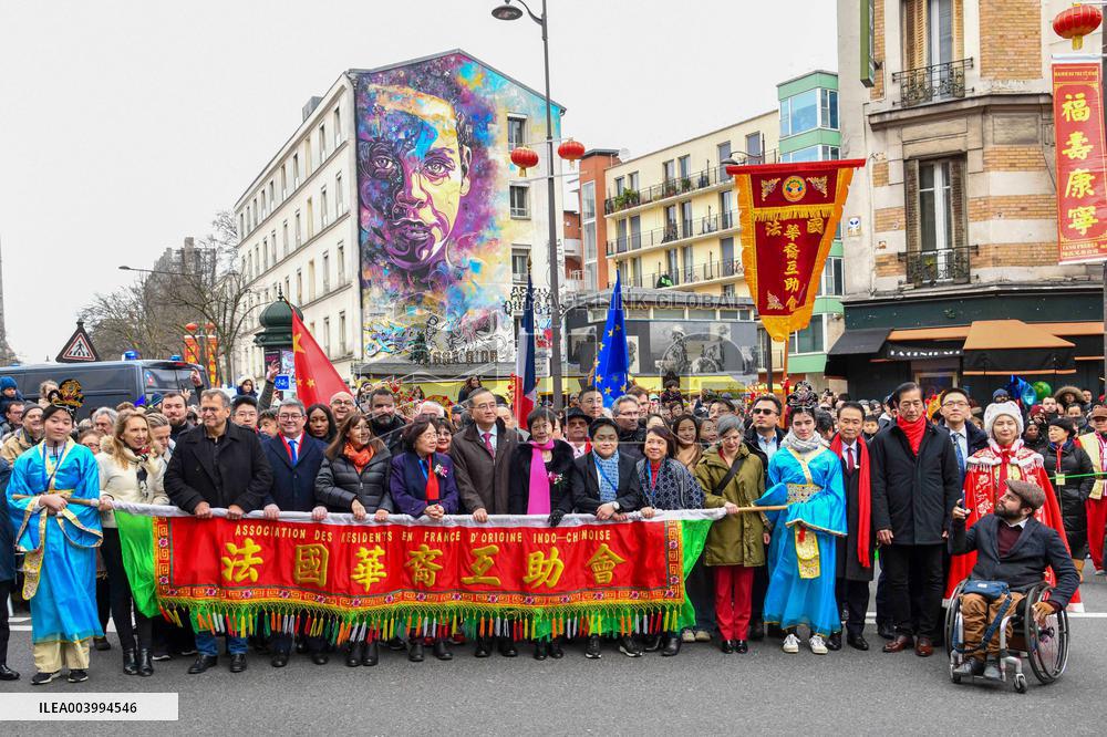 Chinese New Year Parade In Paris