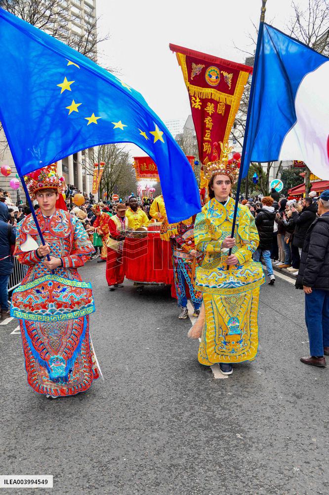Chinese New Year Parade In Paris