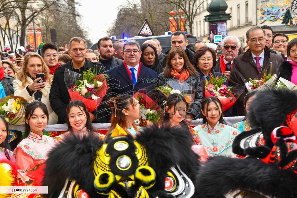Chinese New Year Parade In Paris