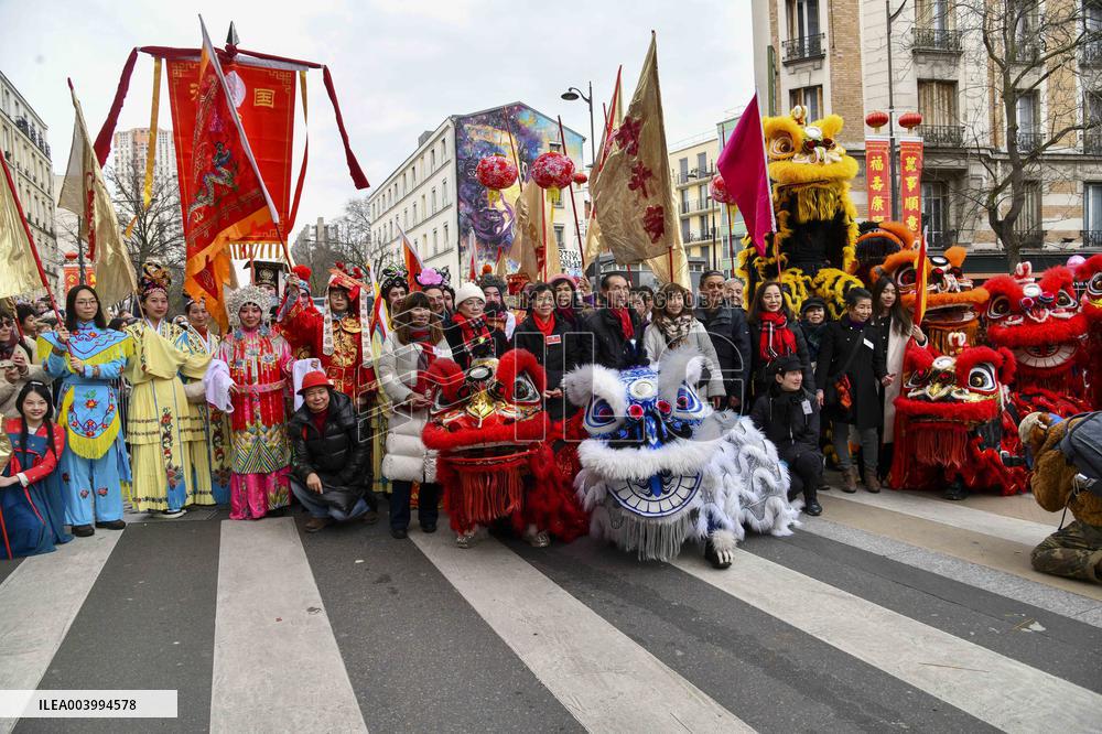 Chinese New Year Parade In Paris