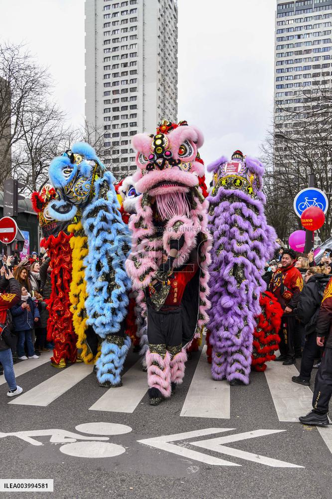 Chinese New Year Parade In Paris