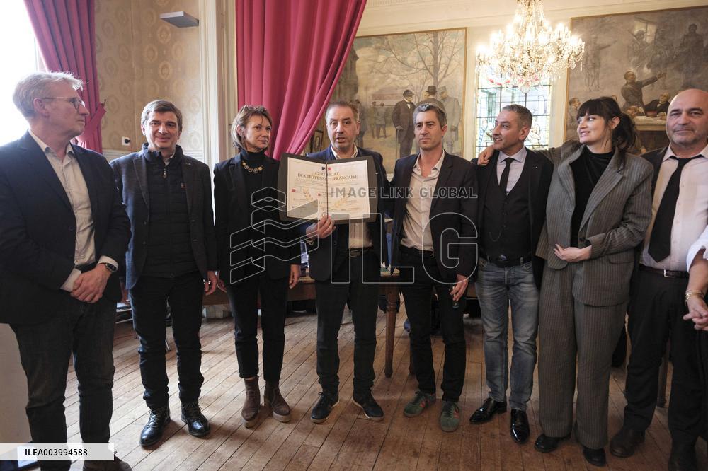 Harkis Childs French Nationality Law Ceremony - Doullens