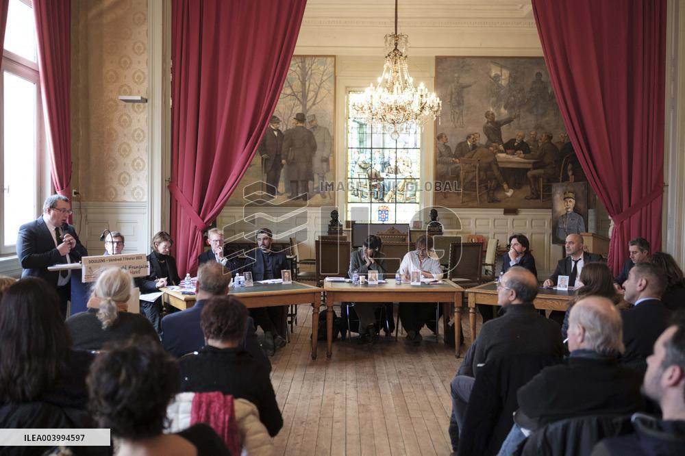 Harkis Childs French Nationality Law Ceremony - Doullens