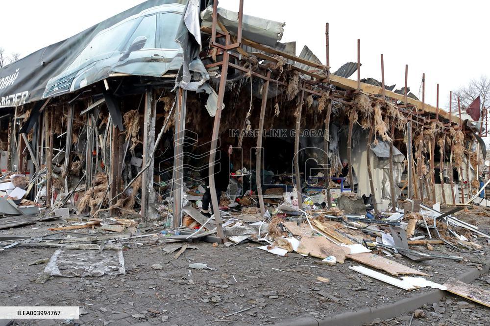 Russian troops launch 500kg bomb at Kramatorsk