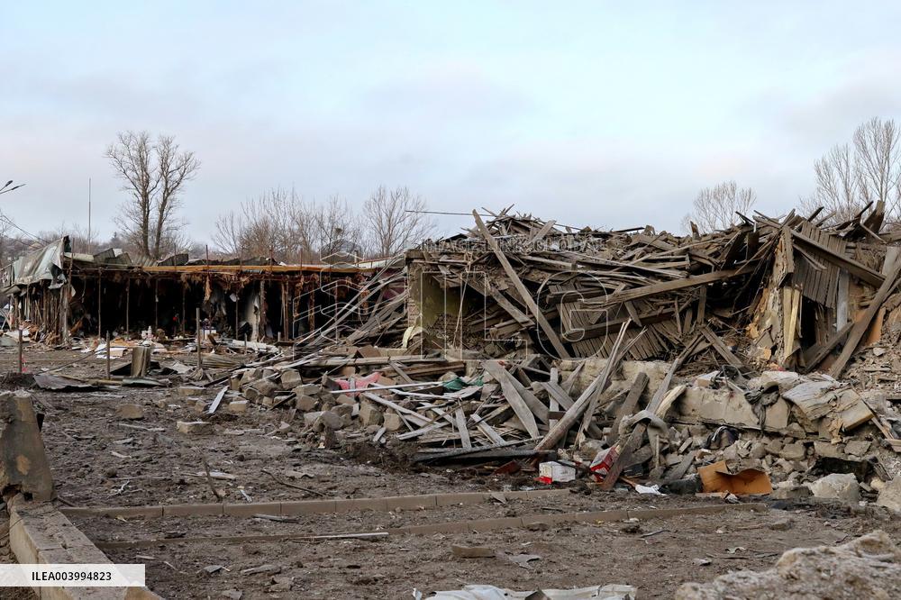 Russian troops launch 500kg bomb at Kramatorsk