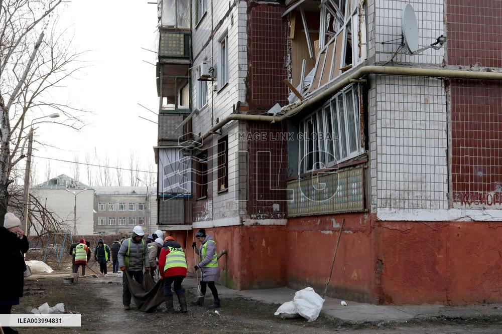 Russian troops launch 500kg bomb at Kramatorsk