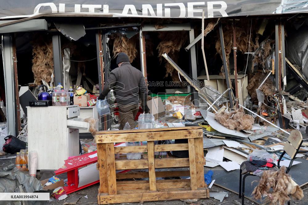 Russian troops launch 500kg bomb at Kramatorsk