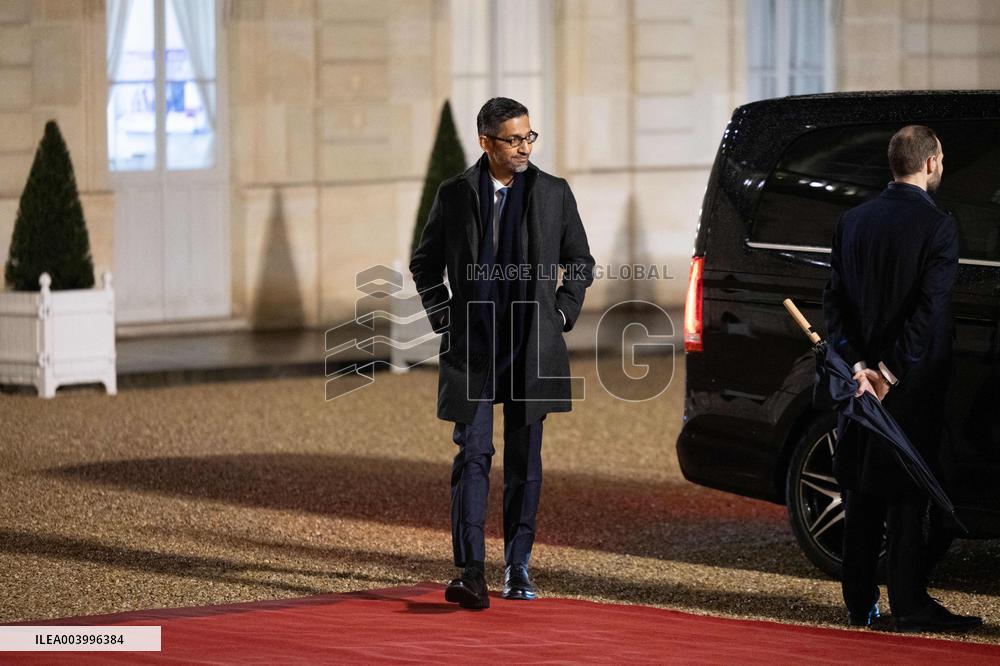 Arrivals for a State Dinner at the Elysee during the AI Action Summit - Paris RL