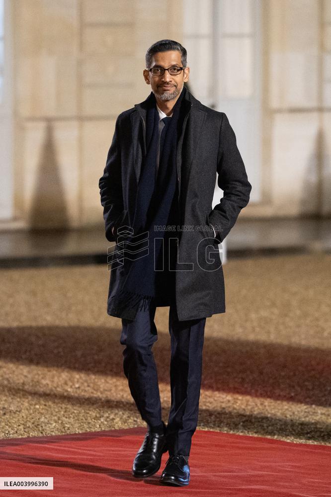 Arrivals for a State Dinner at the Elysee during the AI Action Summit - Paris RL