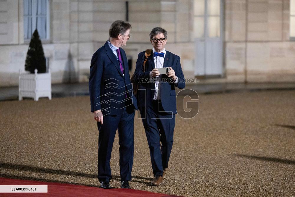 Arrivals for a State Dinner at the Elysee during the AI Action Summit - Paris RL