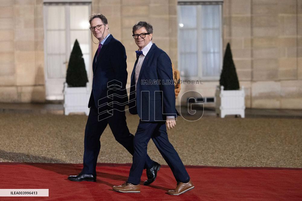 Arrivals for a State Dinner at the Elysee during the AI Action Summit - Paris RL