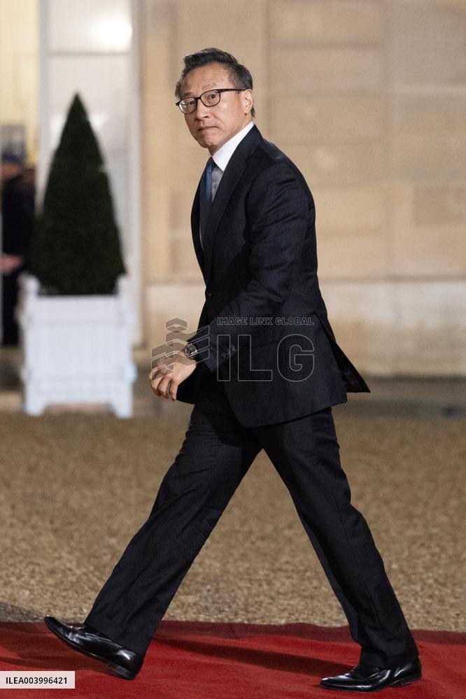 Arrivals for a State Dinner at the Elysee during the AI Action Summit - Paris RL