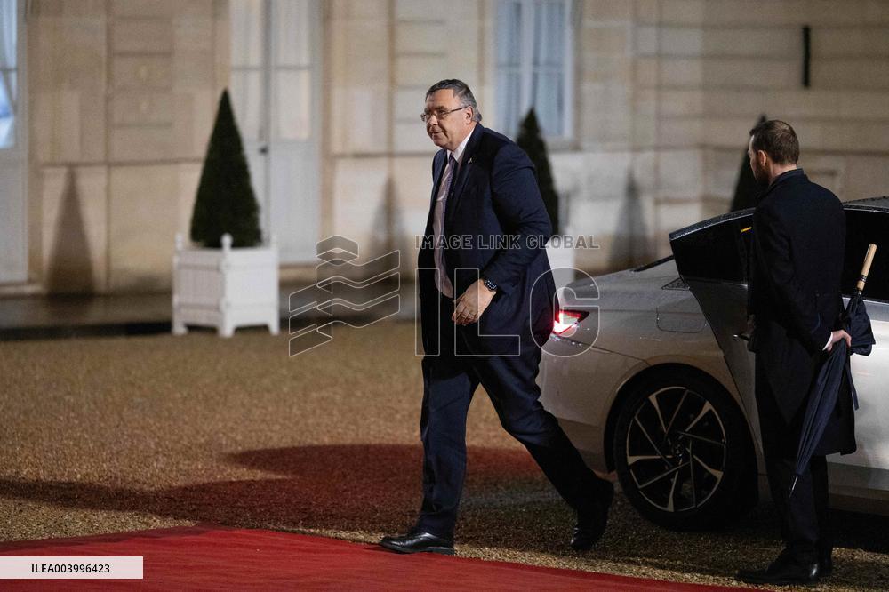 Arrivals for a State Dinner at the Elysee during the AI Action Summit - Paris RL