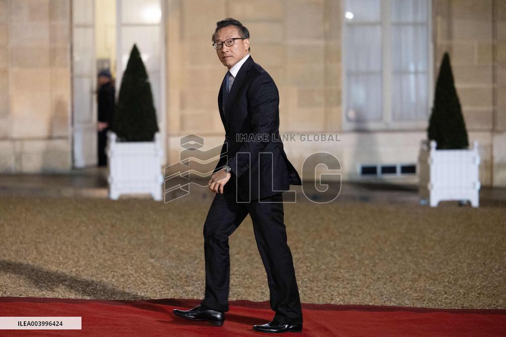 Arrivals for a State Dinner at the Elysee during the AI Action Summit - Paris RL