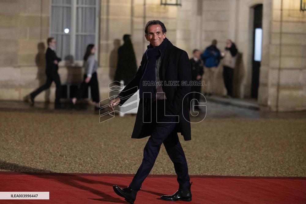 Arrivals for a State Dinner at the Elysee during the AI Action Summit - Paris RL