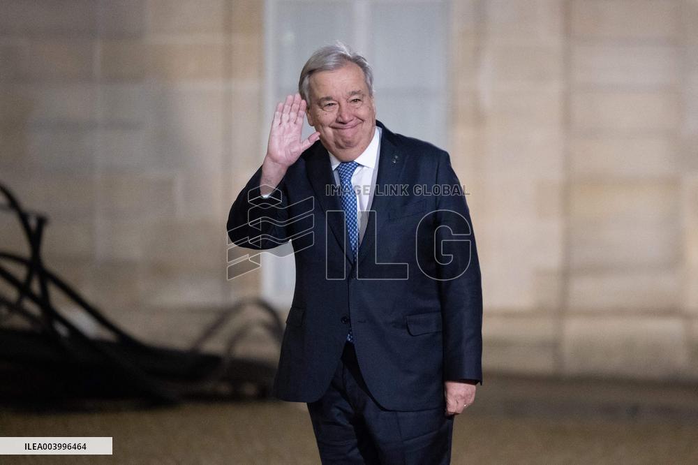 Arrivals for a State Dinner at the Elysee during the AI Action Summit - Paris RL