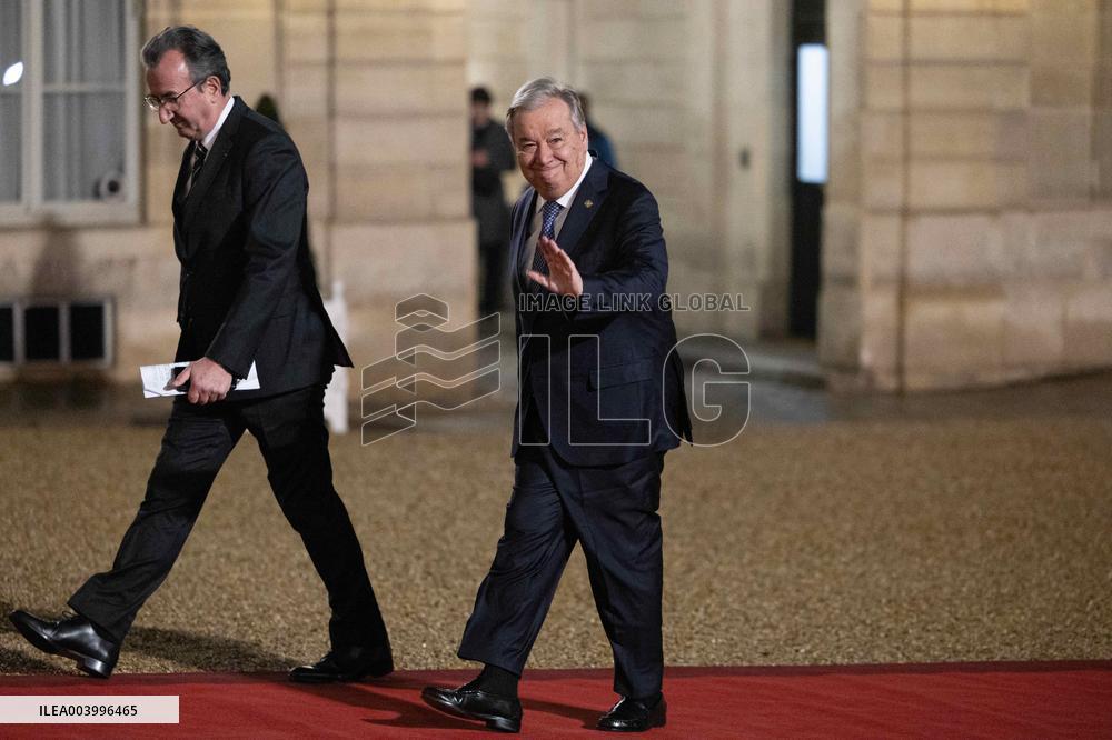 Arrivals for a State Dinner at the Elysee during the AI Action Summit - Paris RL