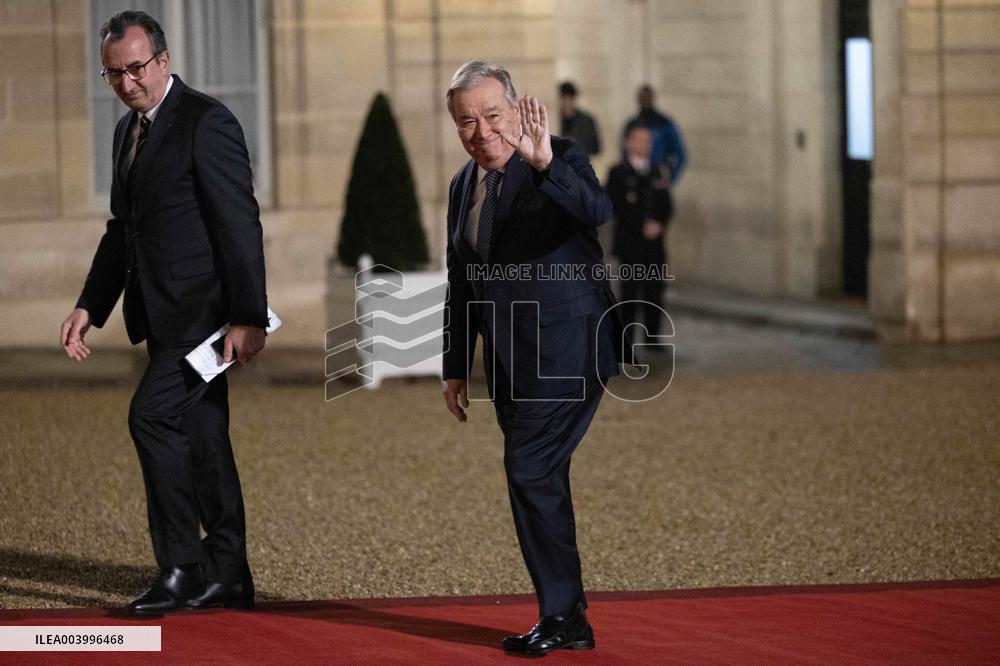 Arrivals for a State Dinner at the Elysee during the AI Action Summit - Paris RL