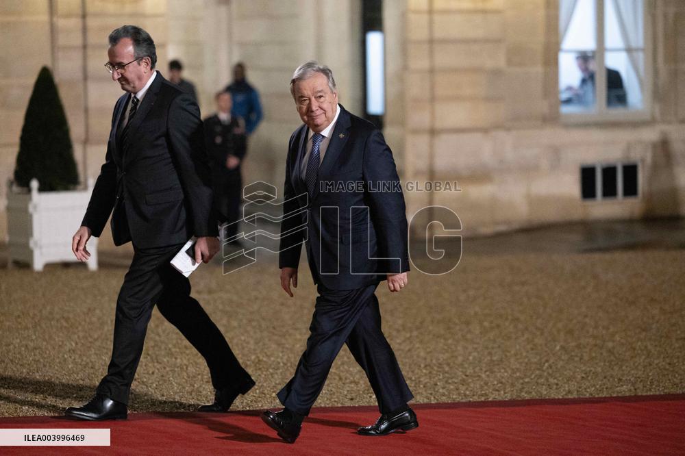 Arrivals for a State Dinner at the Elysee during the AI Action Summit - Paris RL